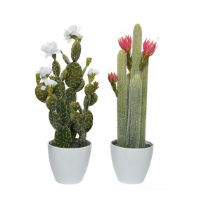 ARTIFICIAL CACTUS WITH FLOWER